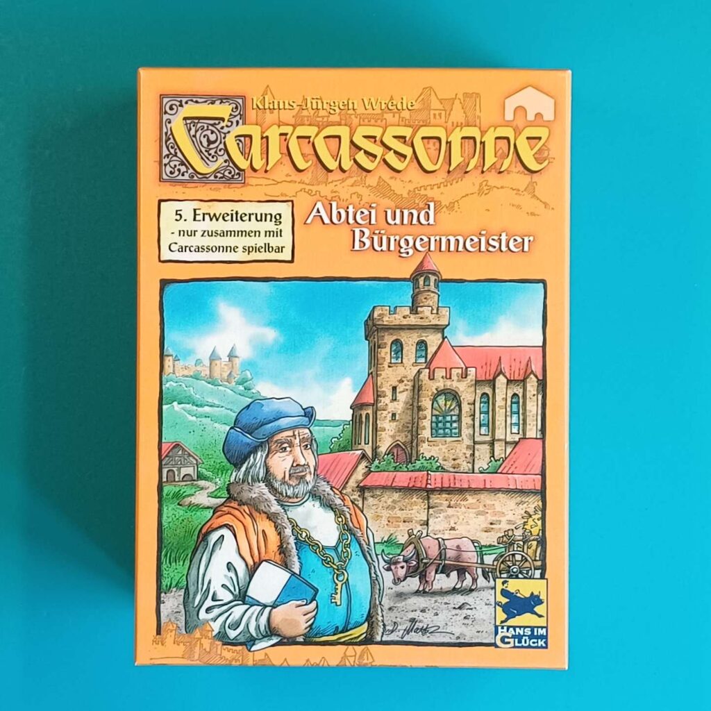 Carcassonne – Abtei und Bürgermeister – 5. Erweiterung – altes Design