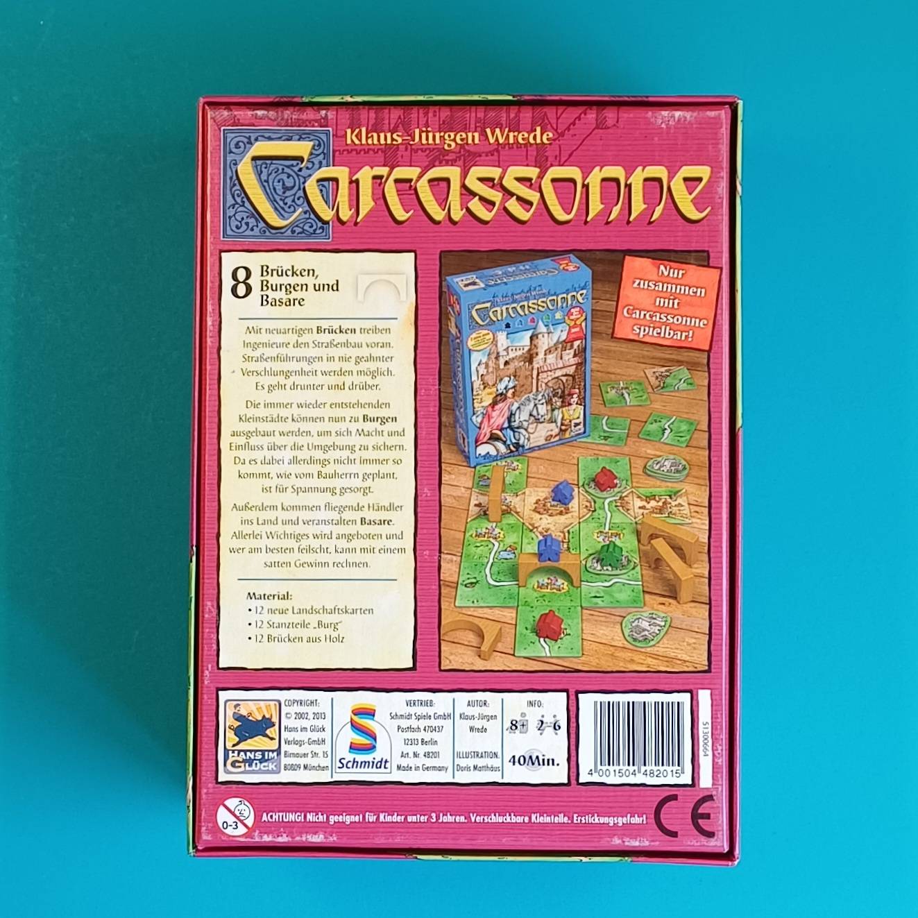 Carcassonne – Brücken, Burgen und Basare – 8. Erweiterung – altes Design – Bild 2