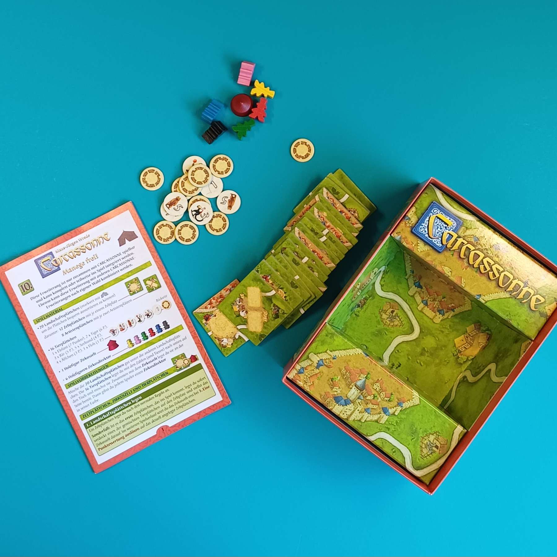 Carcassonne – Manege frei! – 10. Erweiterung – altes Design – Bild 3