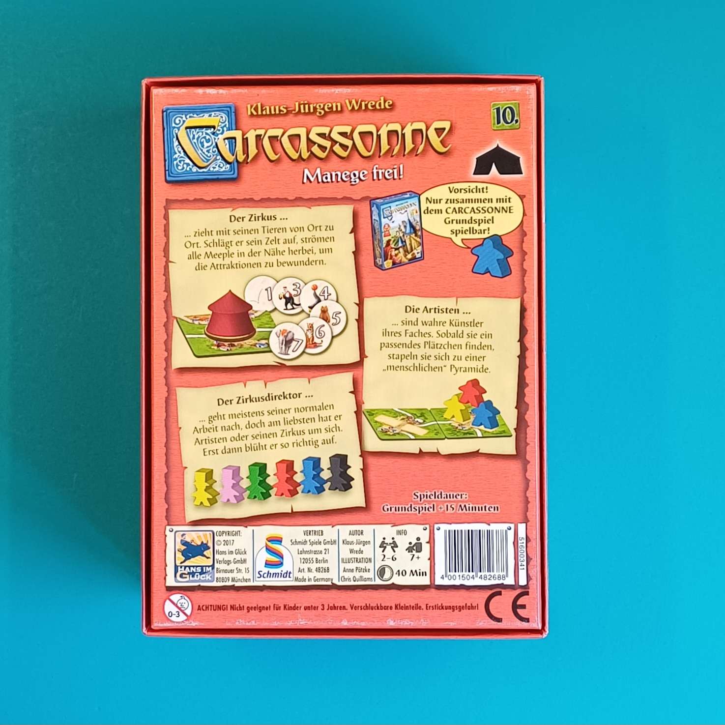 Carcassonne – Manege frei! – 10. Erweiterung – altes Design – Bild 2