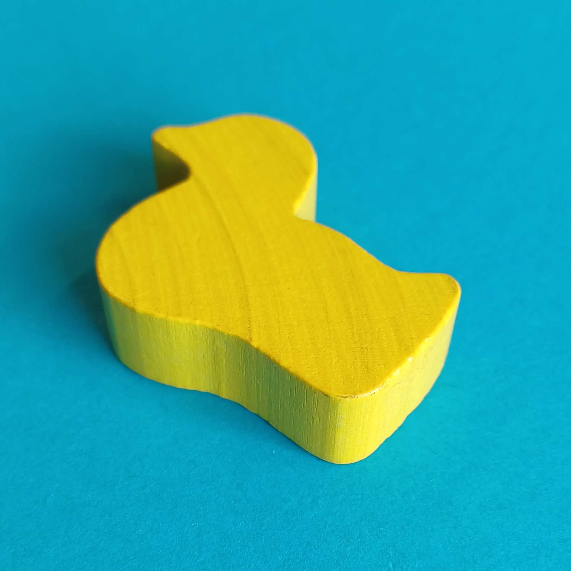 Holzfigur Ente – gelb – Bild 3