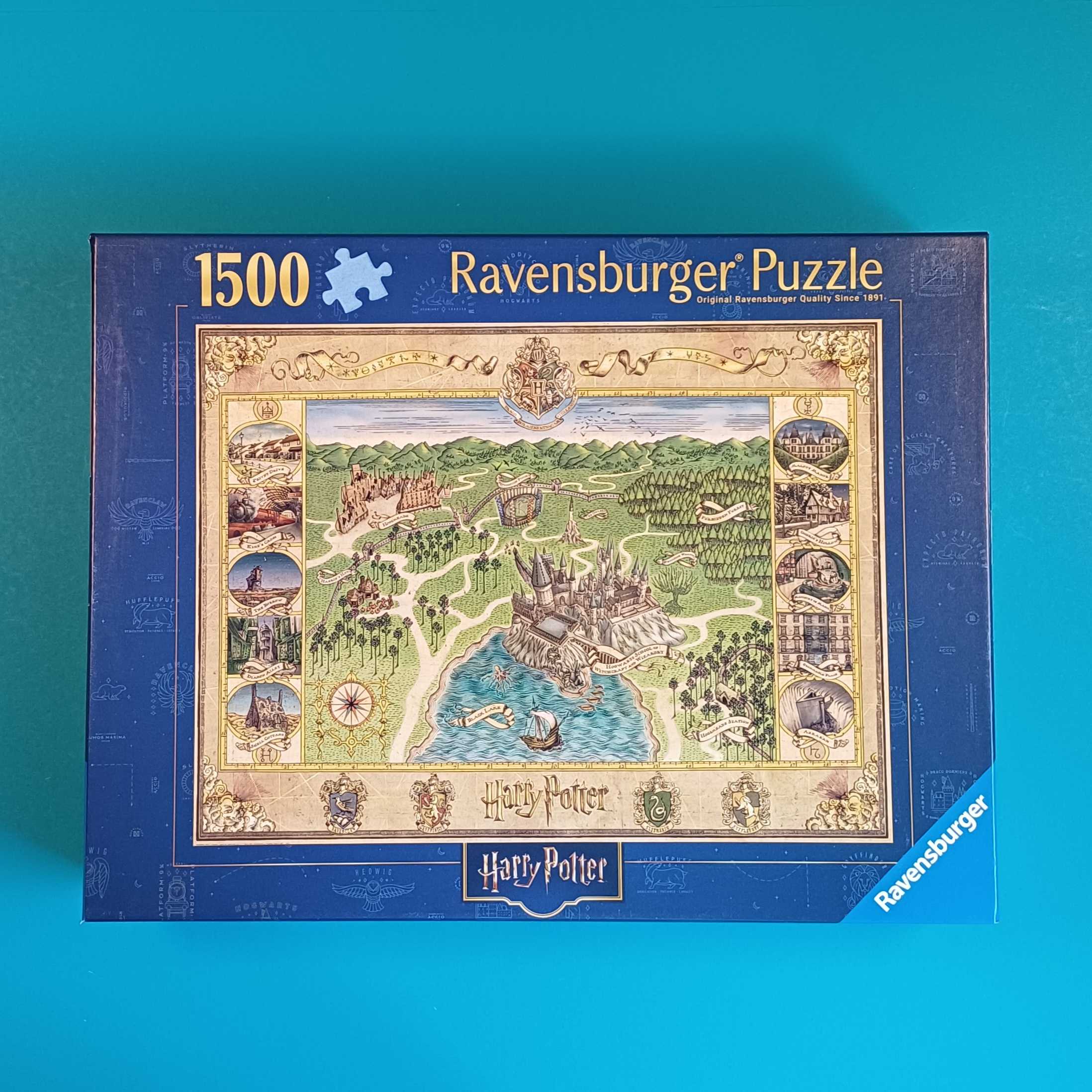 Ravensburger Puzzle – Harry Potter Hogwarts Karte – 1500 Teile