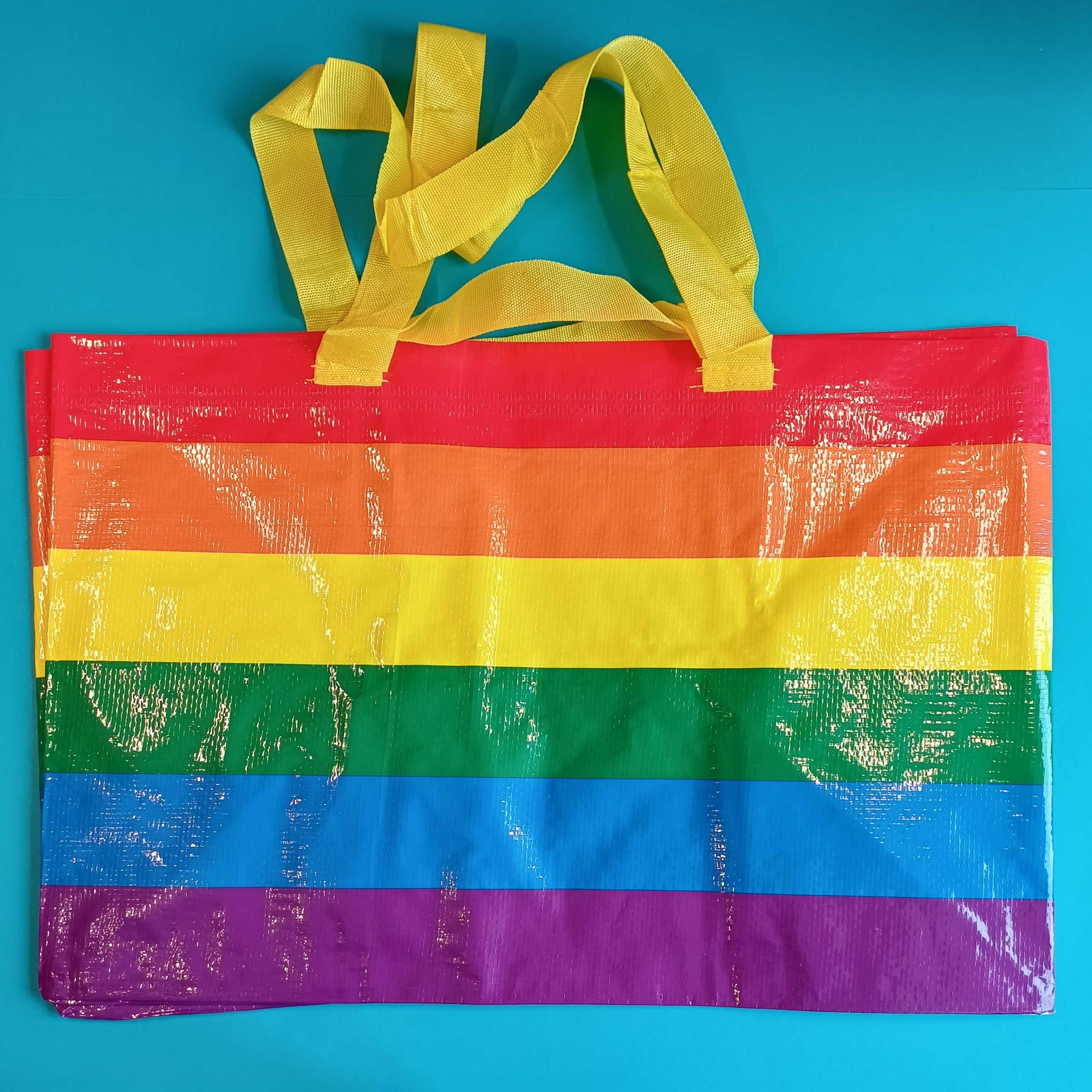 IKEA STORSTOMMA Tasche groß, bunt (71 Liter)