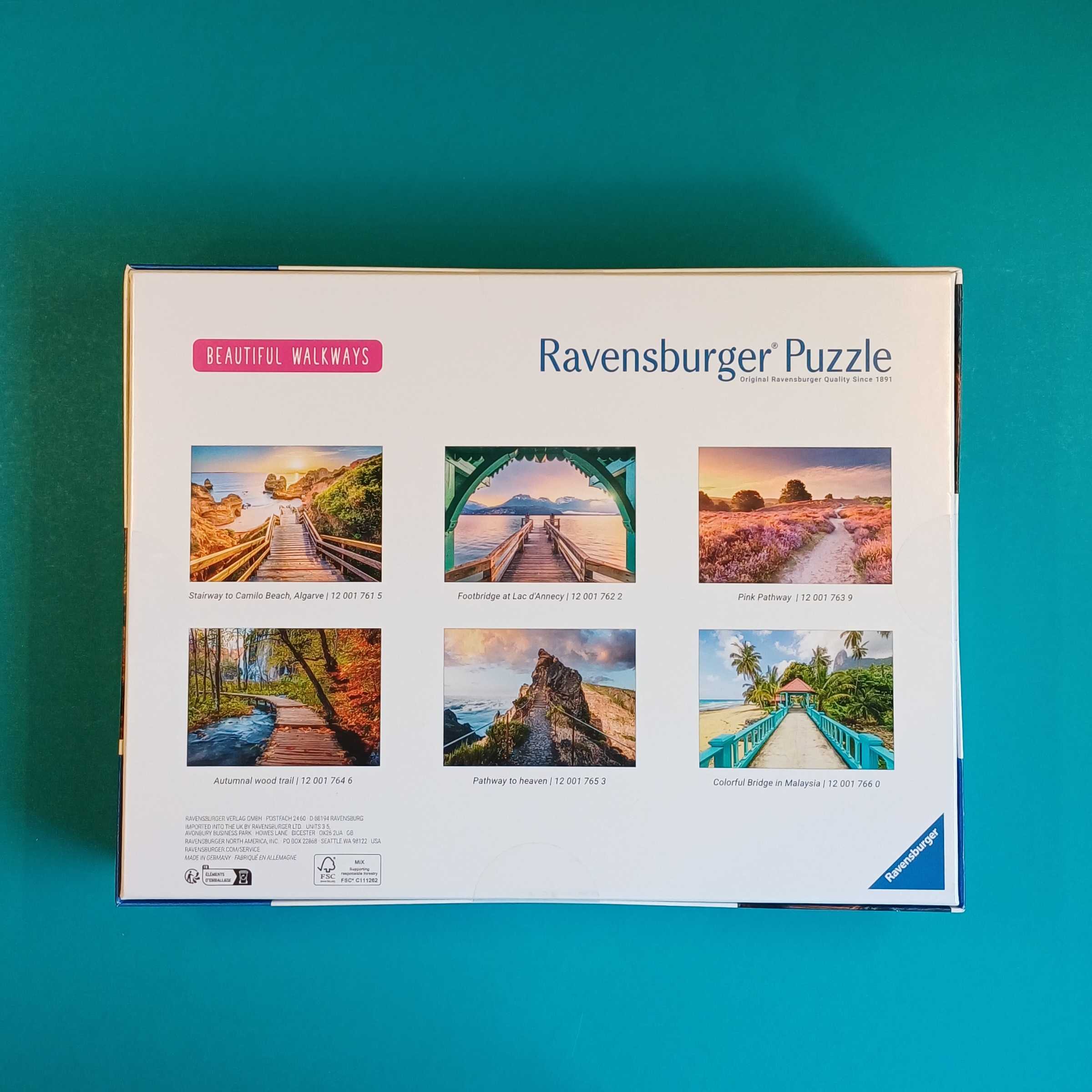Ravensburger Puzzle – Herbstlicher Waldweg –1000 Teile – Bild 2