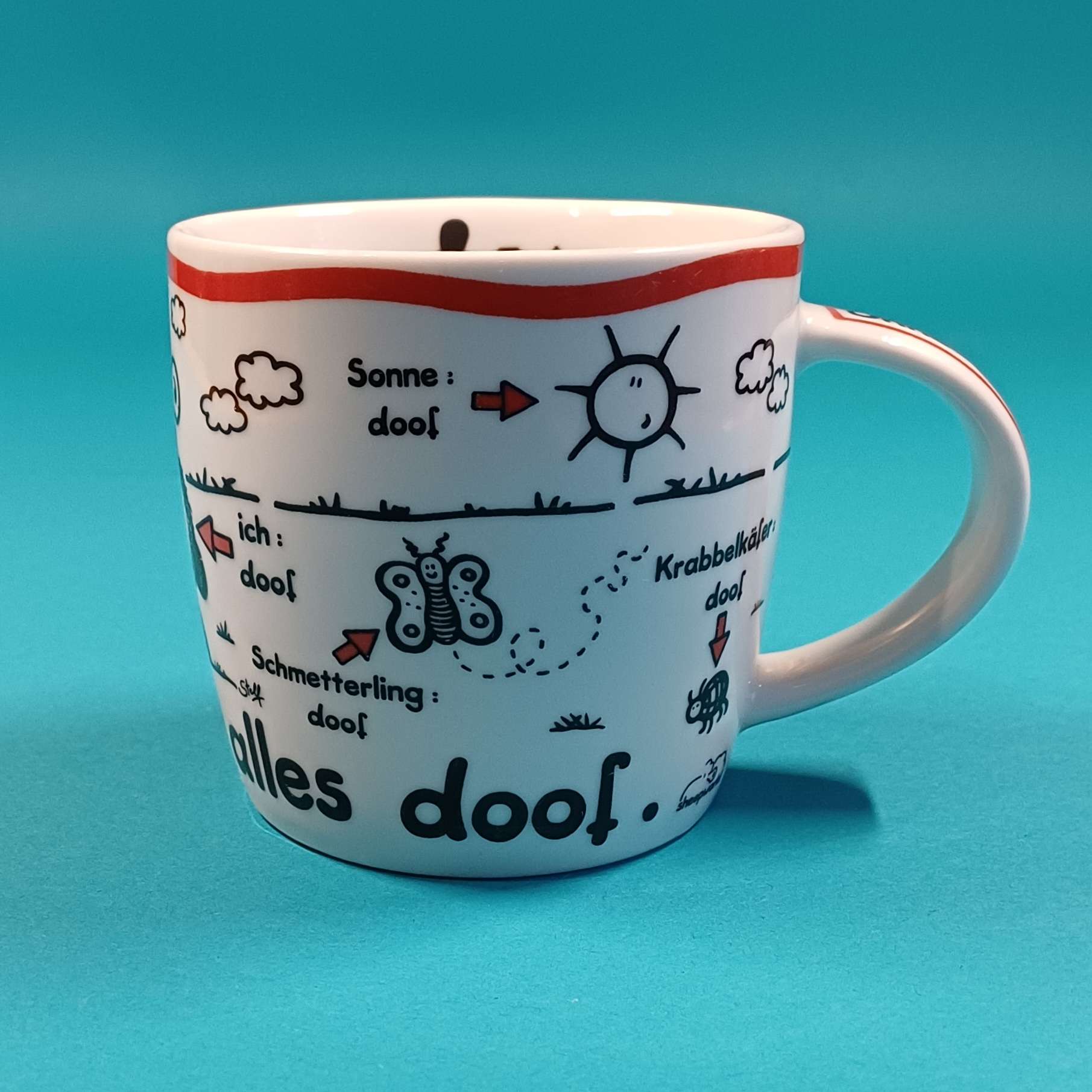 Sheepworld Tasse – Ohne Dich ist alles doof – Bild 3