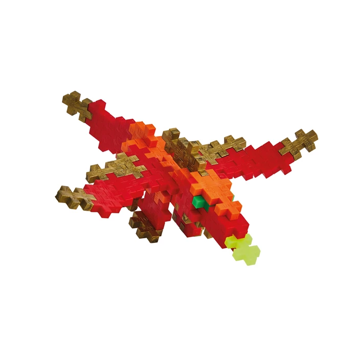 Plus-Plus Drache – 100 Kreative Bausteine