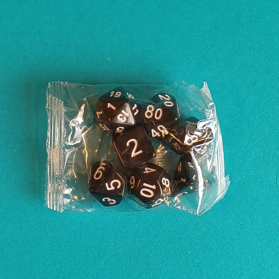 Polyhedral Dice Set – 7-teiliges Rollenspiel-Würfelset (inkl. Samtbeutel) – Bild 8