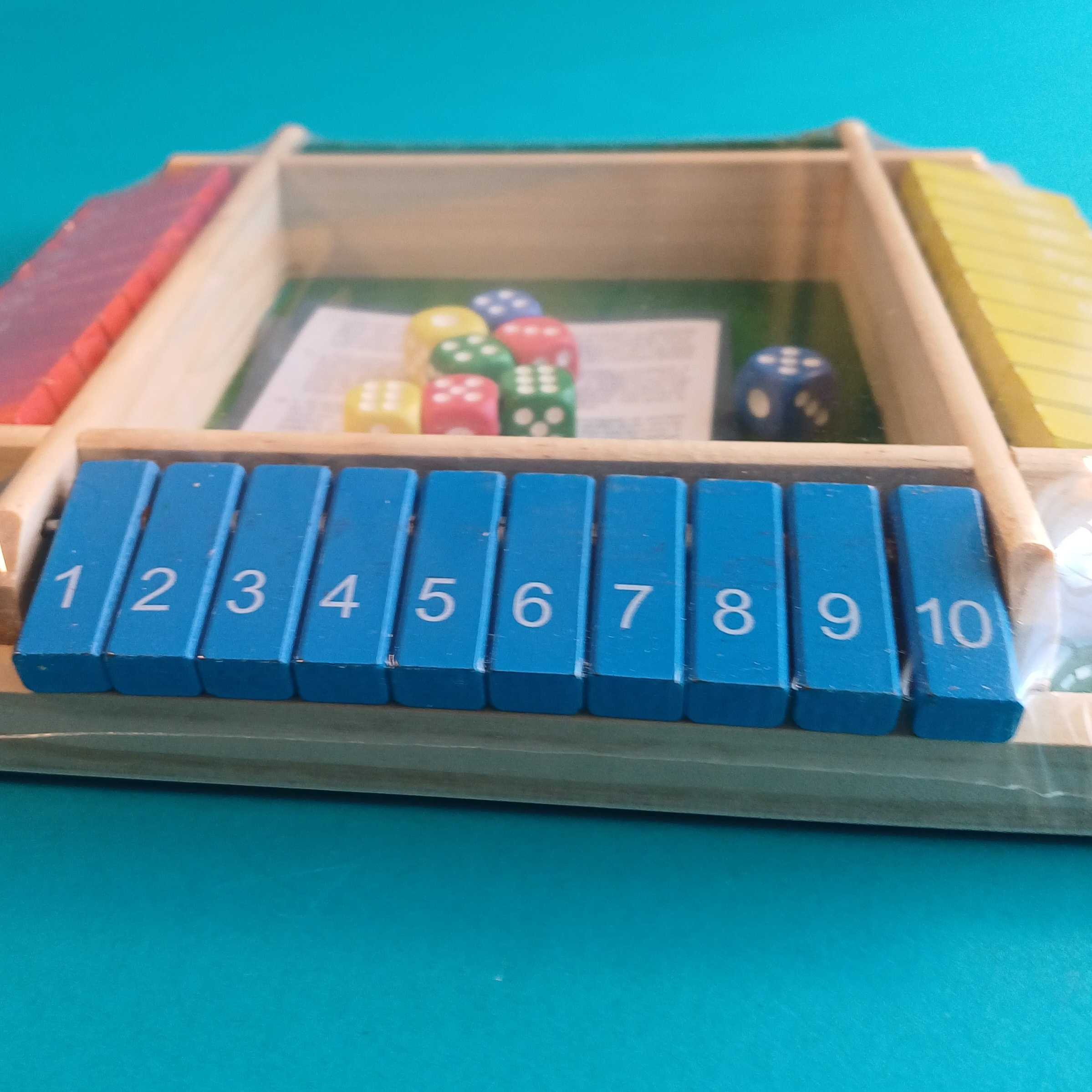 Shut the Box – Holz-Würfelspiel für 2–4 Spieler – Bild 3