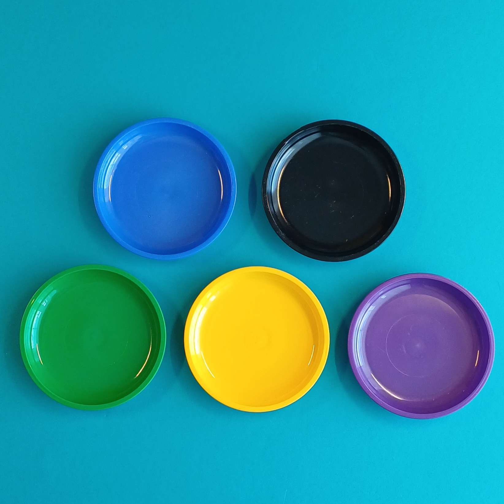 Kunststoffschalen-Set – 5 Sortierschalen in 5 Farben