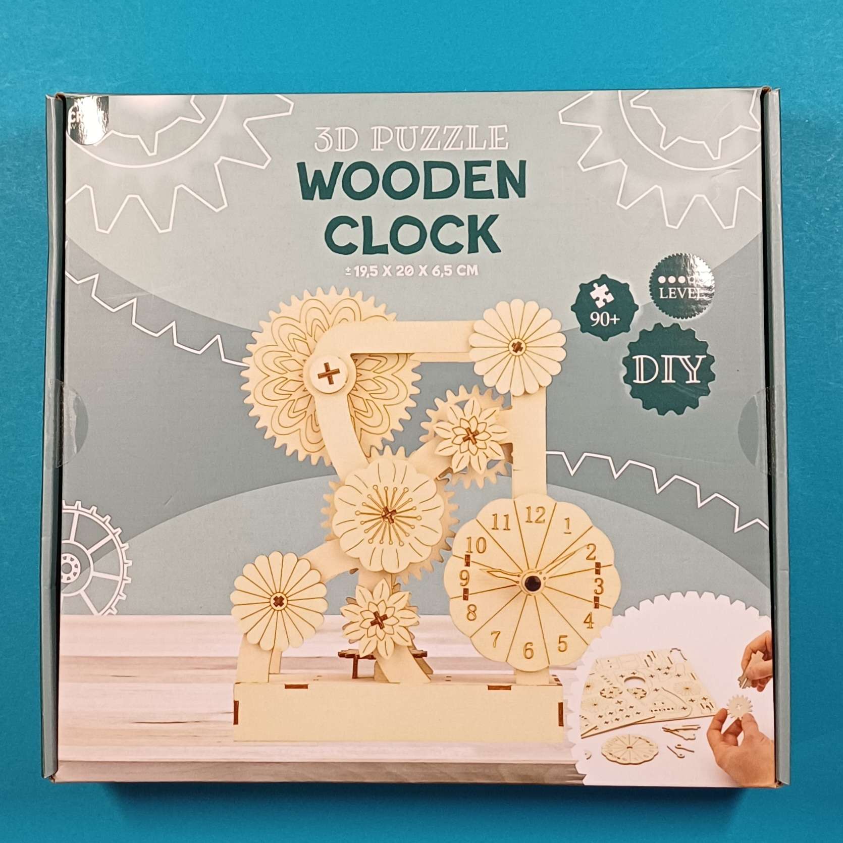 Wooden Clock – 3D Puzzle