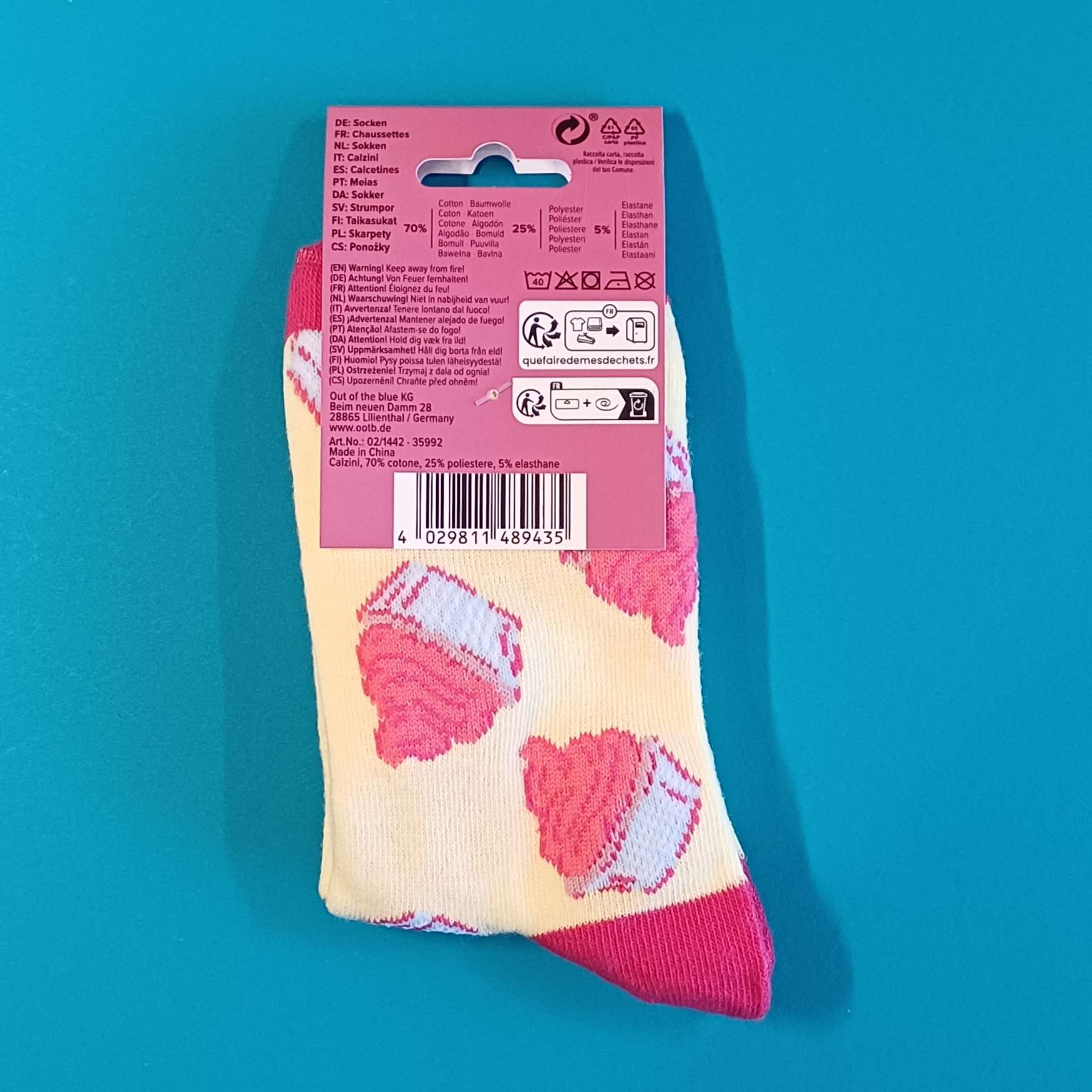 Cupcake Socks – Größe 36–42 – Bild 2