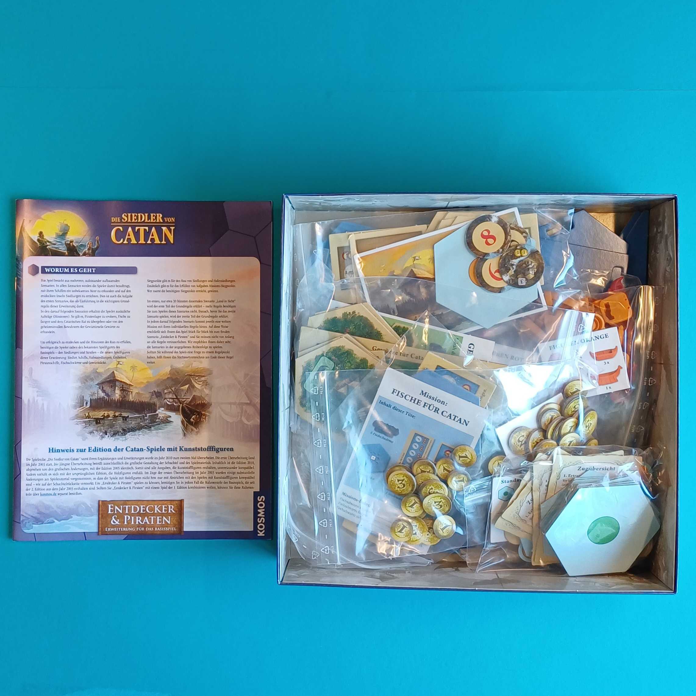 Die Siedler von Catan – Erweiterung Entdecker & Piraten + Ergänzung für 5–6 Spieler – Bild 3