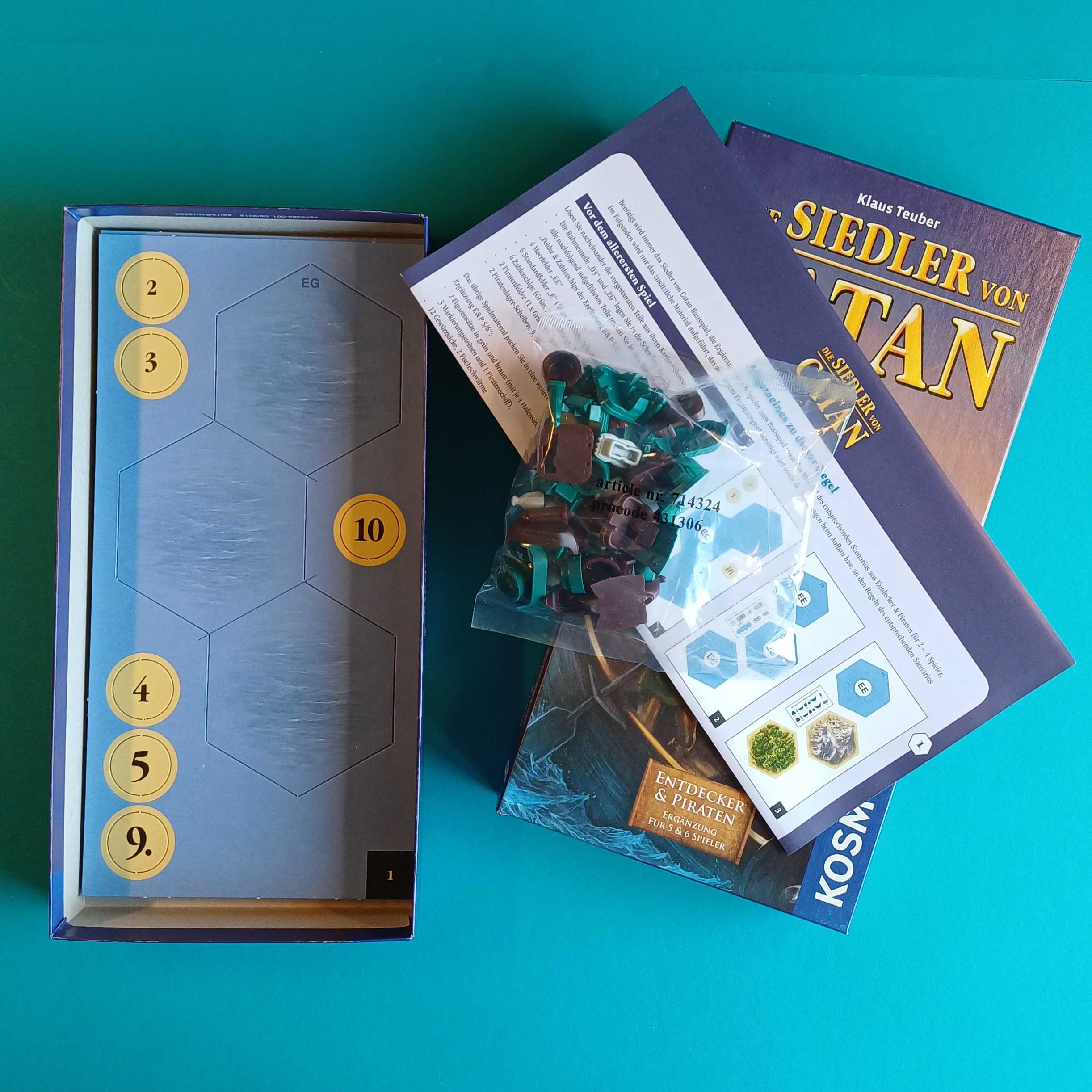 Die Siedler von Catan – Erweiterung Entdecker & Piraten + Ergänzung für 5–6 Spieler – Bild 17