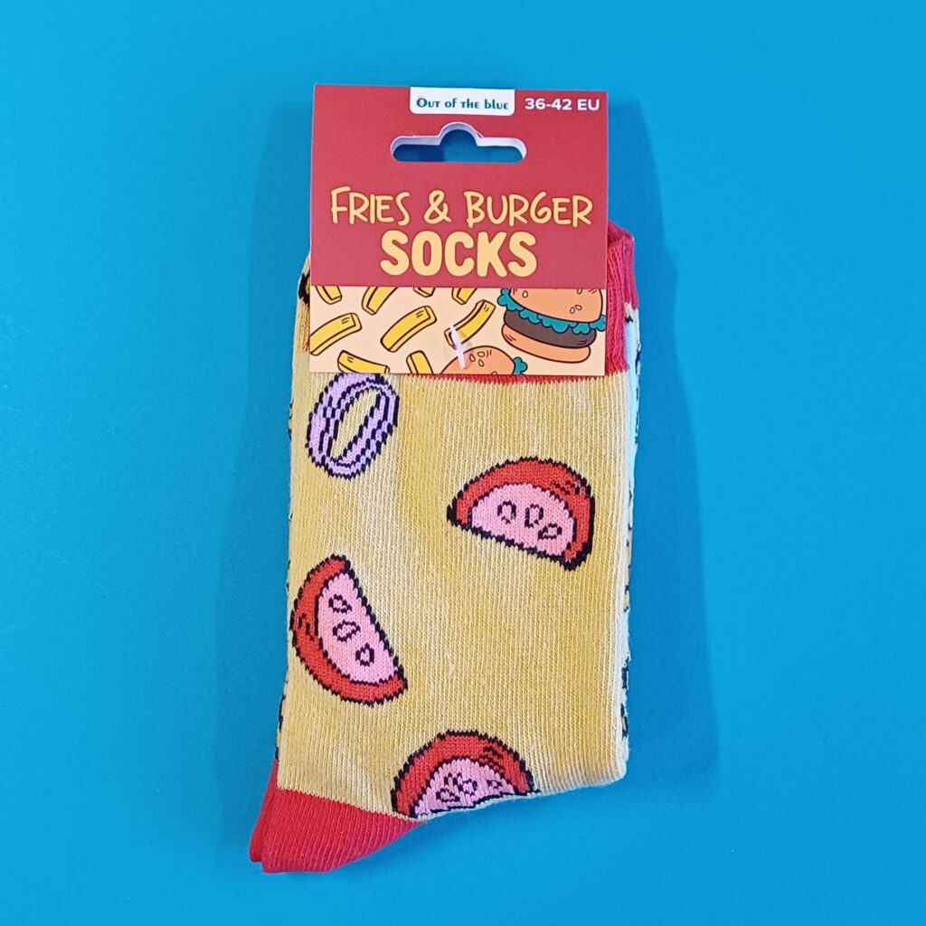 Fries & Burger Socks – Größe 36–42