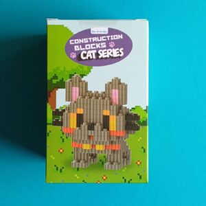 Construction Blocks – Cat Series – Graue Katze