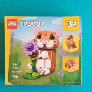 LEGO Creator 3in1 – Niedlicher Hamster mit Blume – Nr. 31376 – 166 Teile
