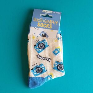 Photography Socks – Kamera Design – Größe 36–42