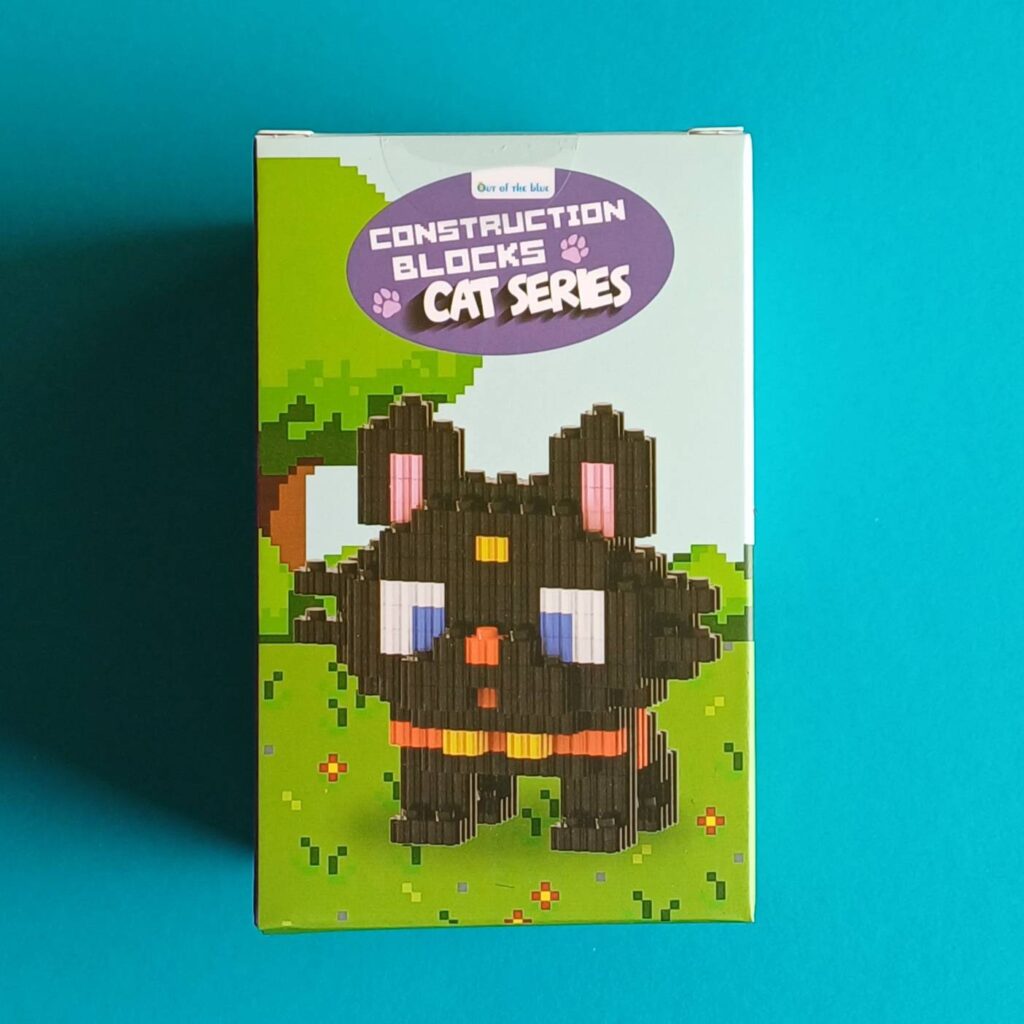 Construction Blocks – Cat Series – Schwarze Katze