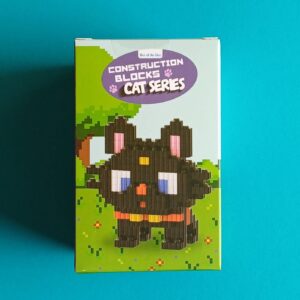 Construction Blocks – Cat Series – Schwarze Katze