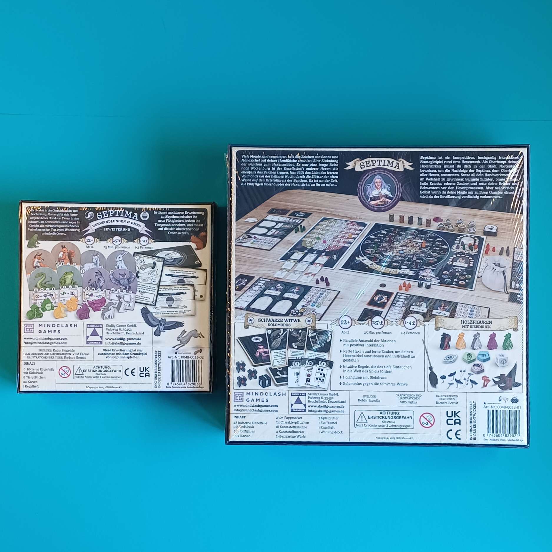 Septima - Bundle: Grundspiel + Erweiterung Verwandlungen und Omen – Bild 2