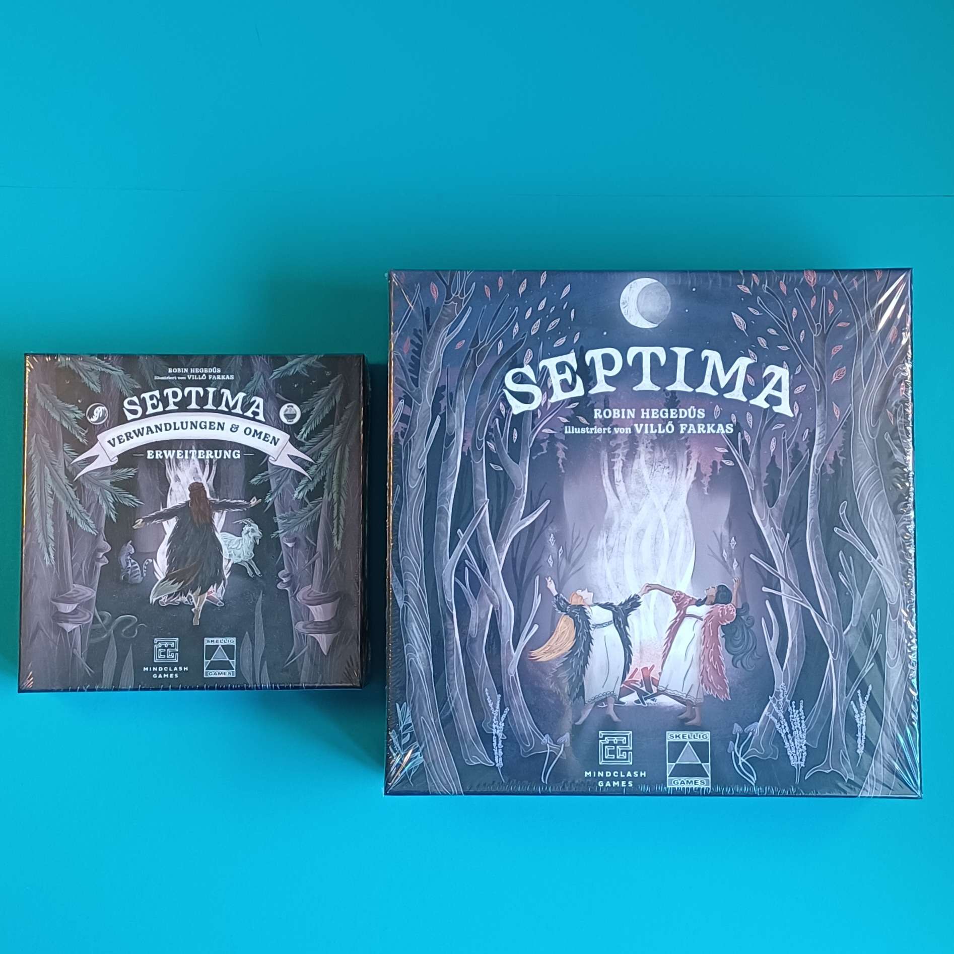 Septima - Bundle: Grundspiel + Erweiterung Verwandlungen und Omen