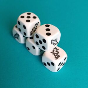 Fledermauswürfel – 5er-Set W6