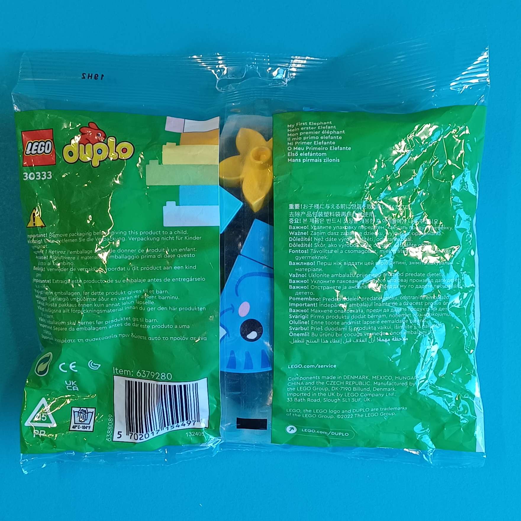 LEGO DUPLO – Mein erster Elefant - Nr. 30333 – 6 Teile – Bild 2