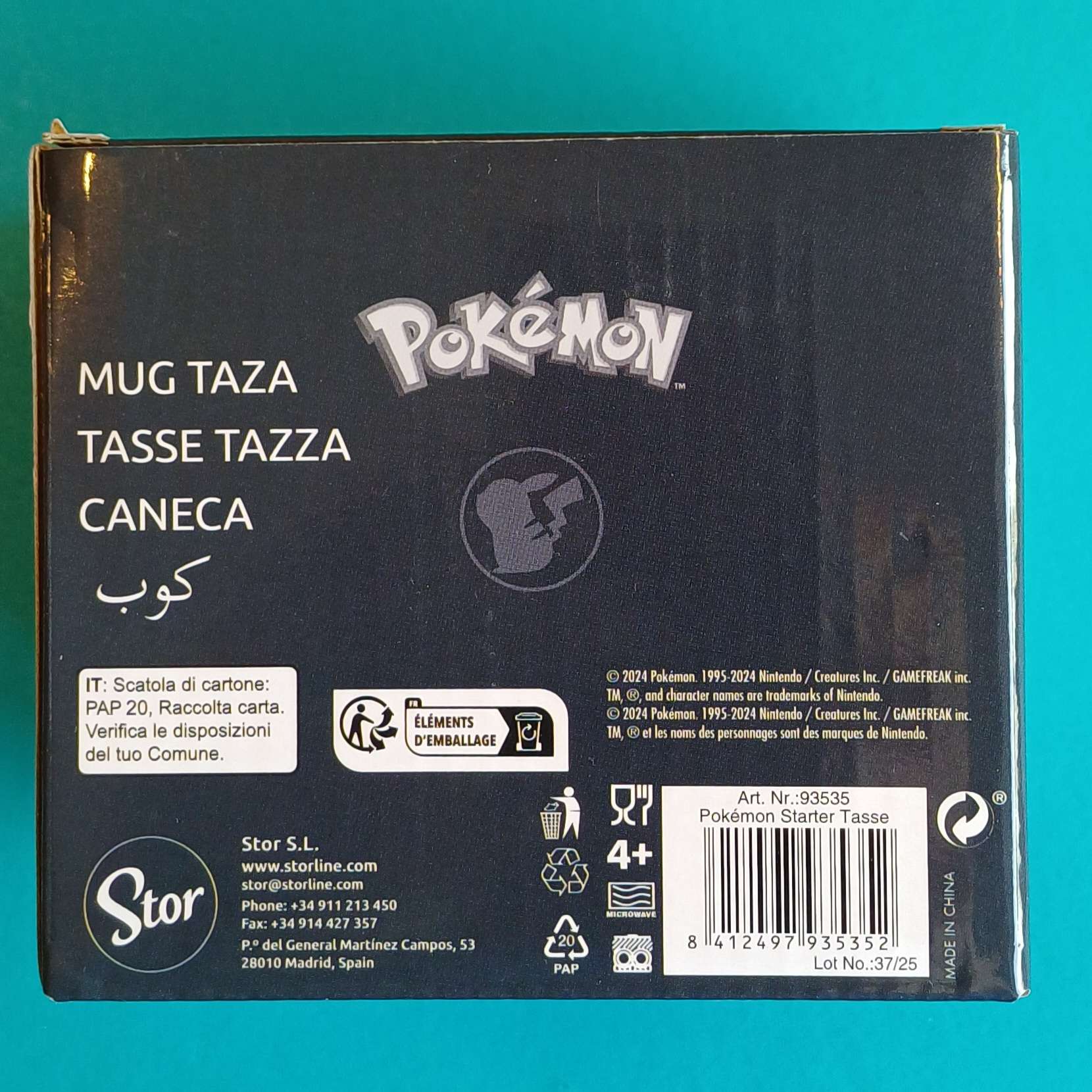 Pokémon Tasse – Bisasam, Glumanda & Schiggy – Bild 4