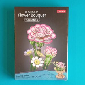 CUBICFUN 3D Puzzle – Blumentopf Nelke – 134 Teile