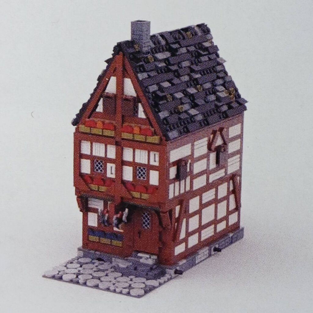 BlueBrixx-Special – Mittelalterlicher Straßenzug Druckerei – Nr. 108068 – 2487 Teile