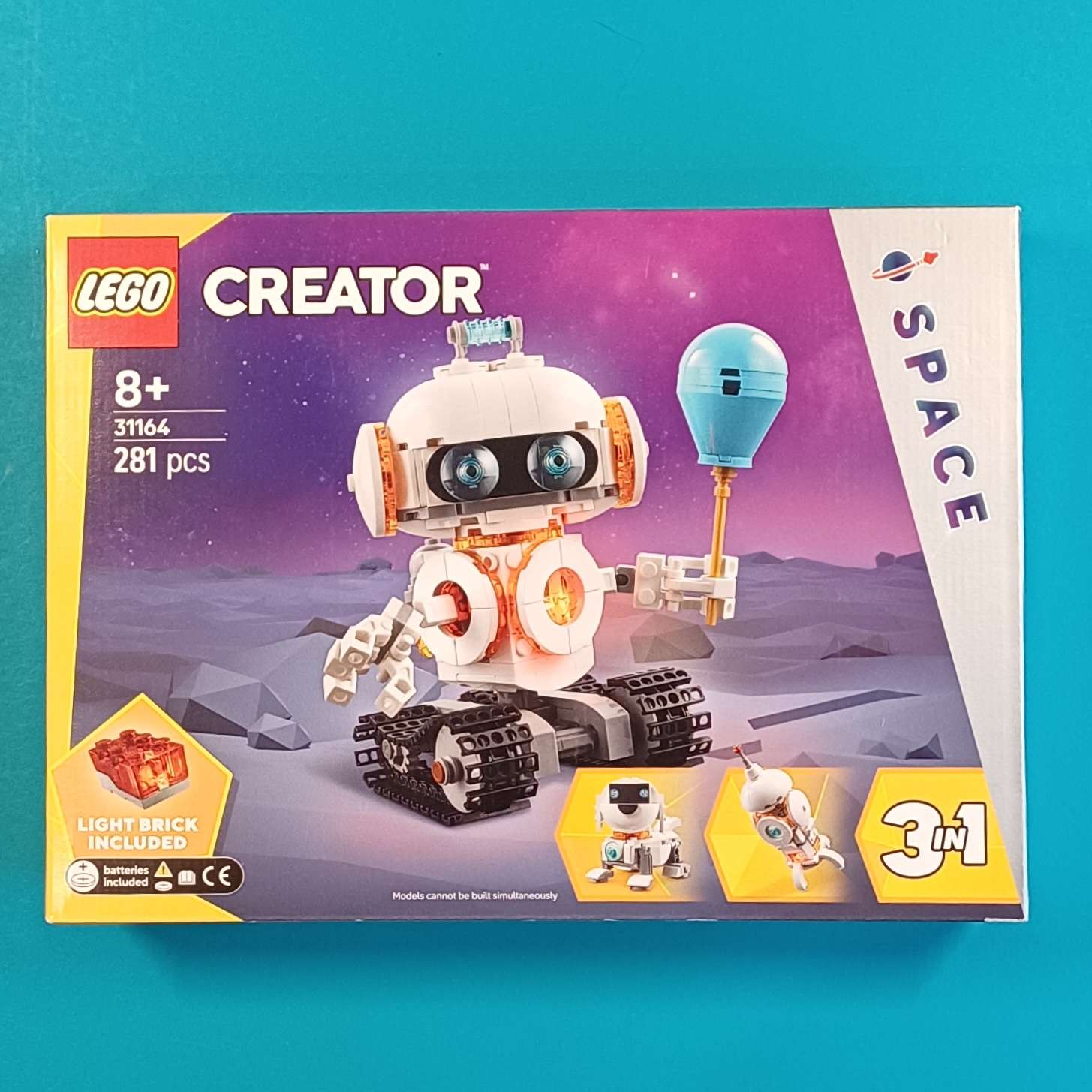 LEGO Creator 3 in 1 – Weltraum-Roboter – Nr. 31164 – 281 Teile