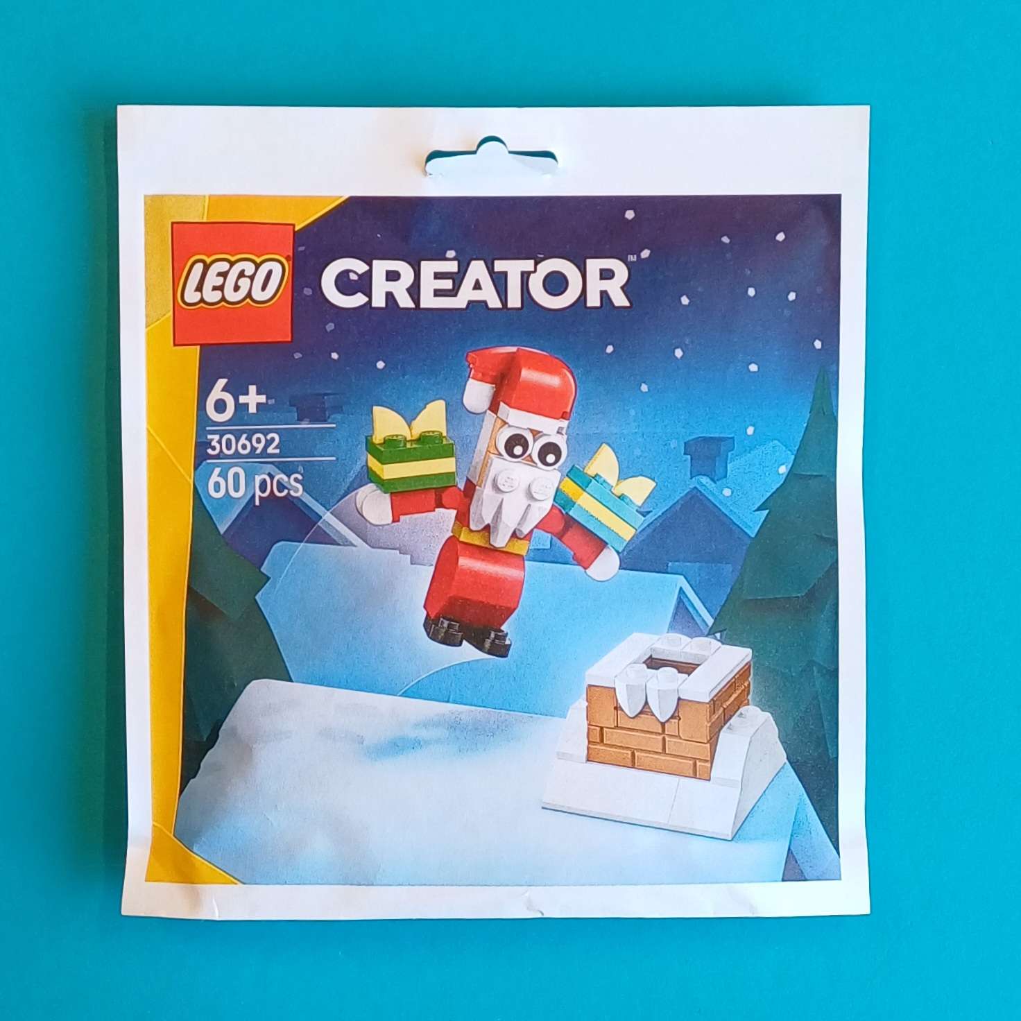 LEGO Creator – Der Weihnachtsmann im Schornstein – Nr. 30692 – 60 Teile