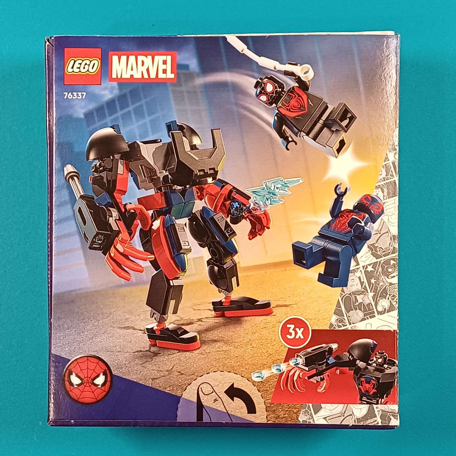 LEGO Marvel Miles Morales Mech vs. Spider-Man 2099 – Nr. 76337 – 135 Teile – Bild 2