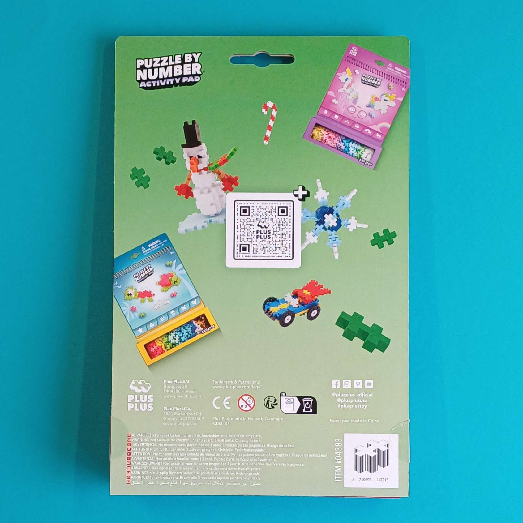 Plus Plus Kreativbausteine Activity Pad – Weihnachten – 125 Teile – Bild 2
