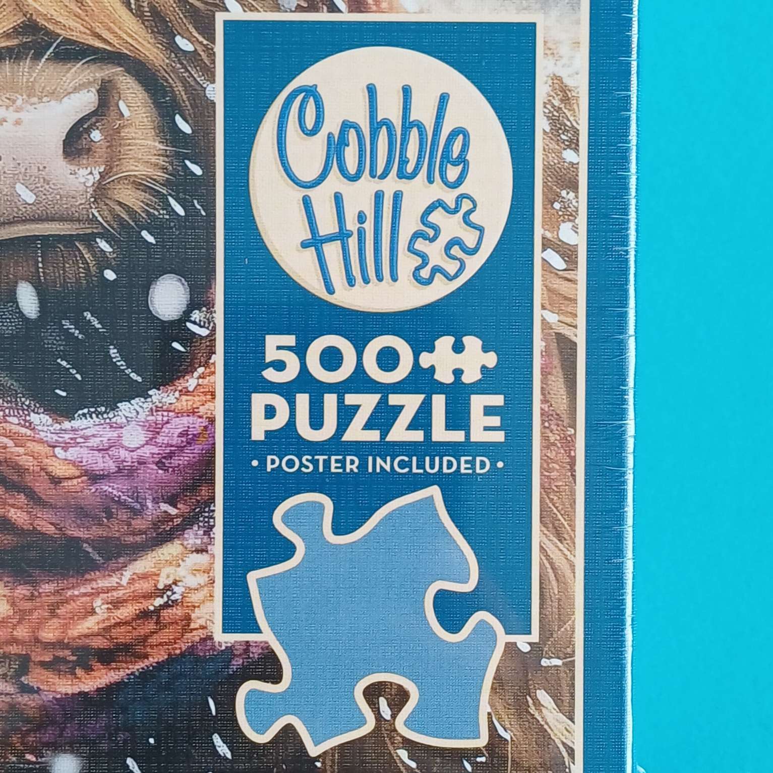 Puzzle – Schottische Hochlandrinder im Winter – 500 Teile – Bild 3