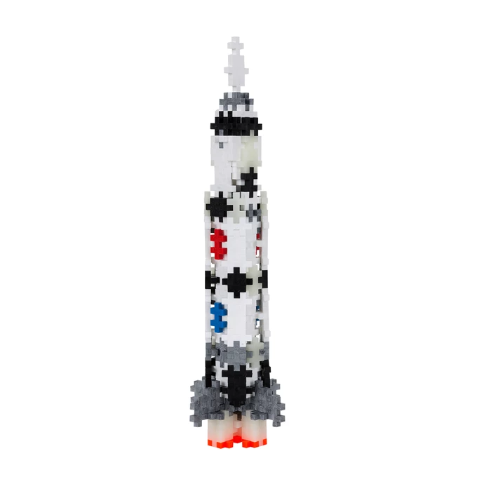 Plus-Plus Kreativ Bausteine – Saturn V Rakete – Glow in the Dark – 240 Teile – Bild 3