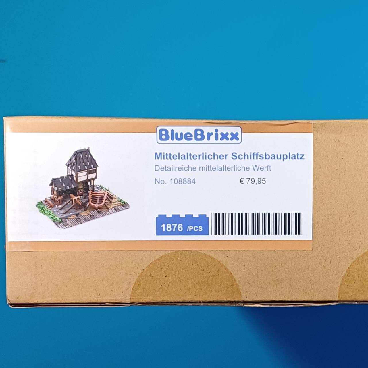 BlueBrixx-Special – Mittelalterlicher Schiffsbauplatz – Nr. 108884 – 1876 Teile – Bild 2