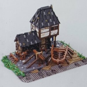 BlueBrixx-Special – Mittelalterlicher Schiffsbauplatz – Nr. 108884 – 1876 Teile
