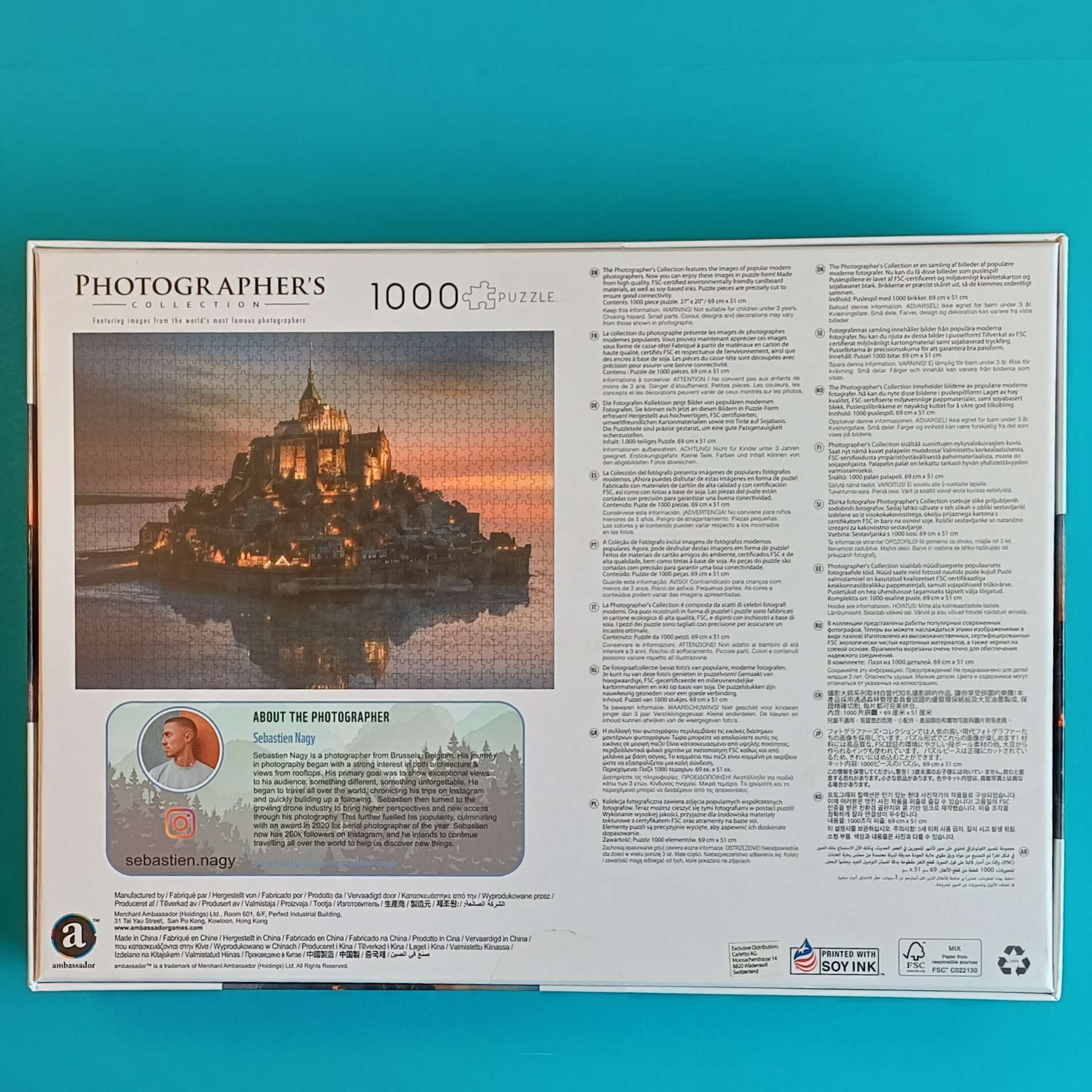 Puzzle – Mont Saint-Michel – 1000 Teile – Bild 2