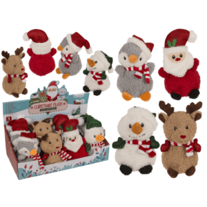 Süße Weihnachts-Plüschfigur – 15 cm