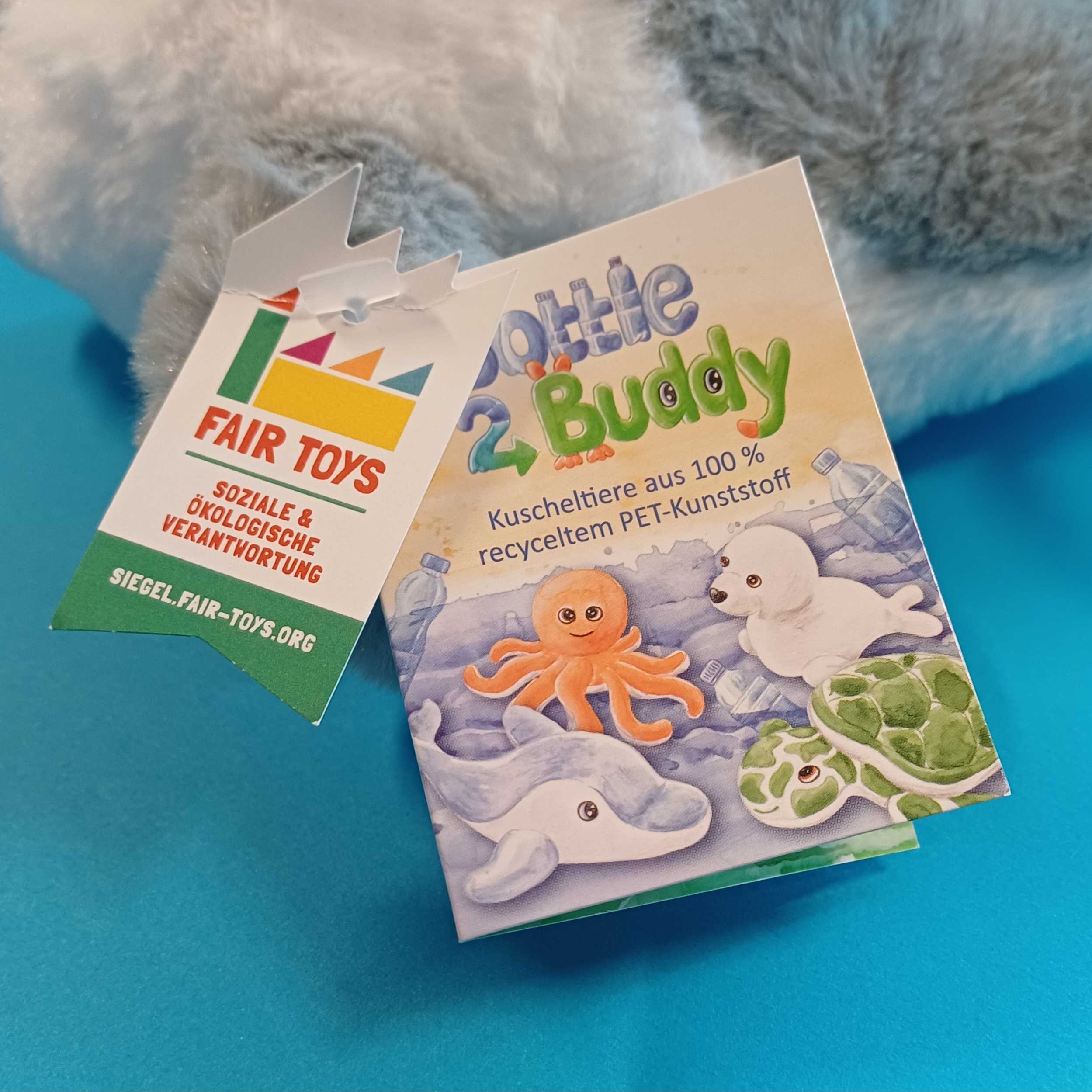 Bottle2Buddy – Kuscheldelfin – Bild 4
