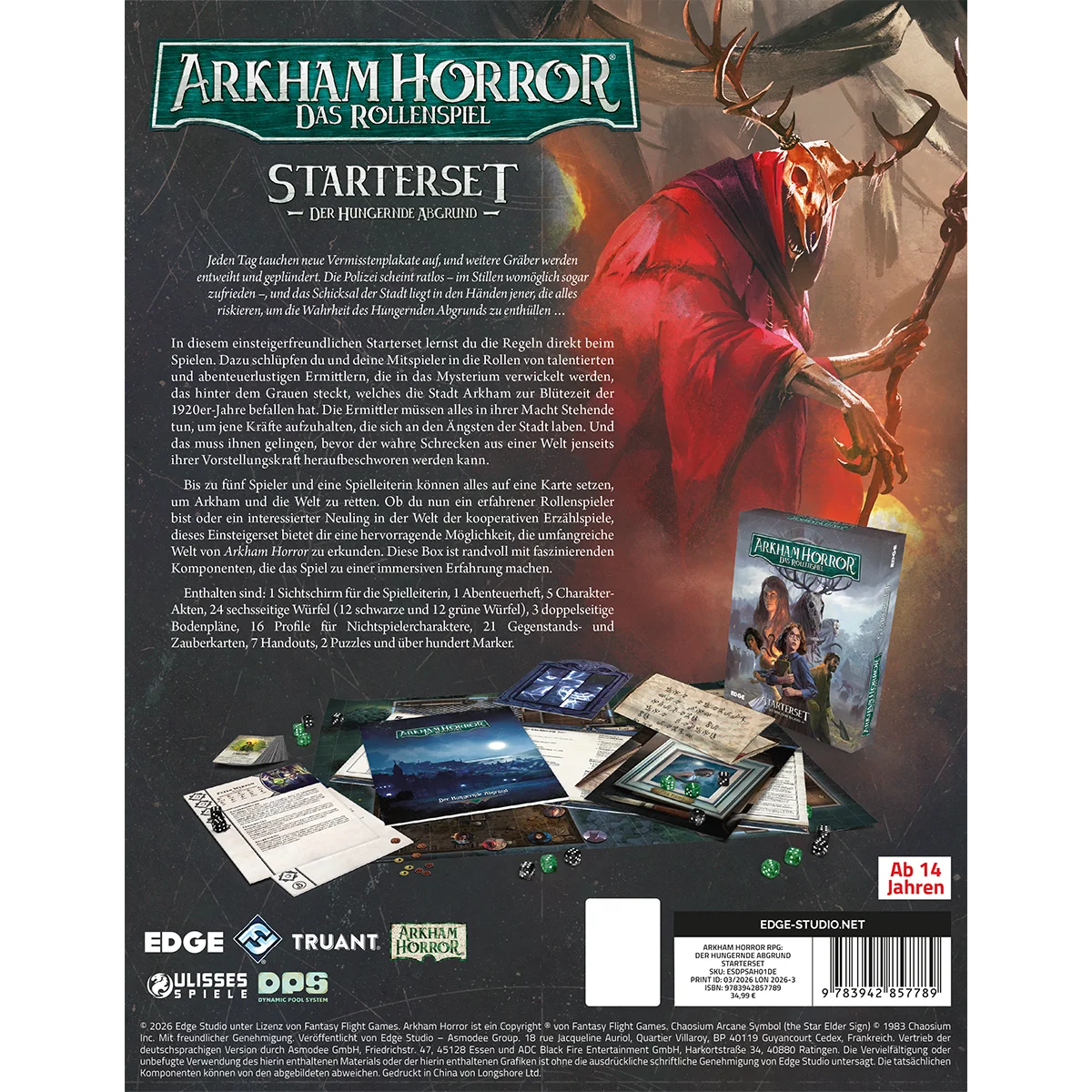 Arkham Horror: Das Rollenspiel – Starterset „Der Hungernde Abgrund“ – Bild 2