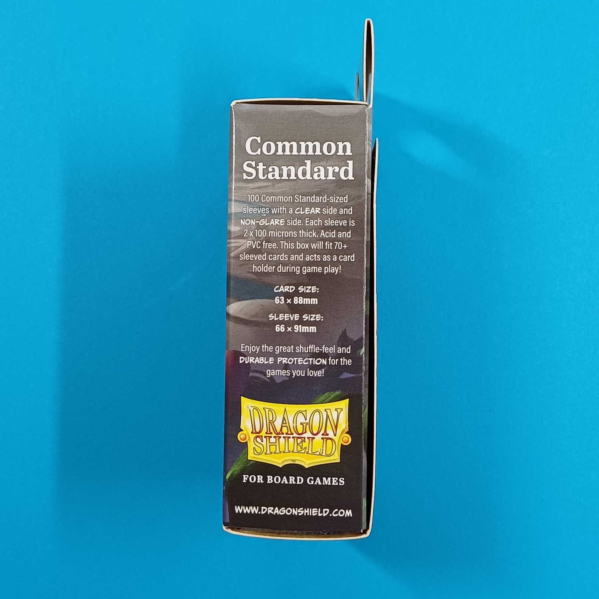 Dragon Shield: 100 Board Game Sleeves Clear/NonGlare – Common Standard – Bild 3