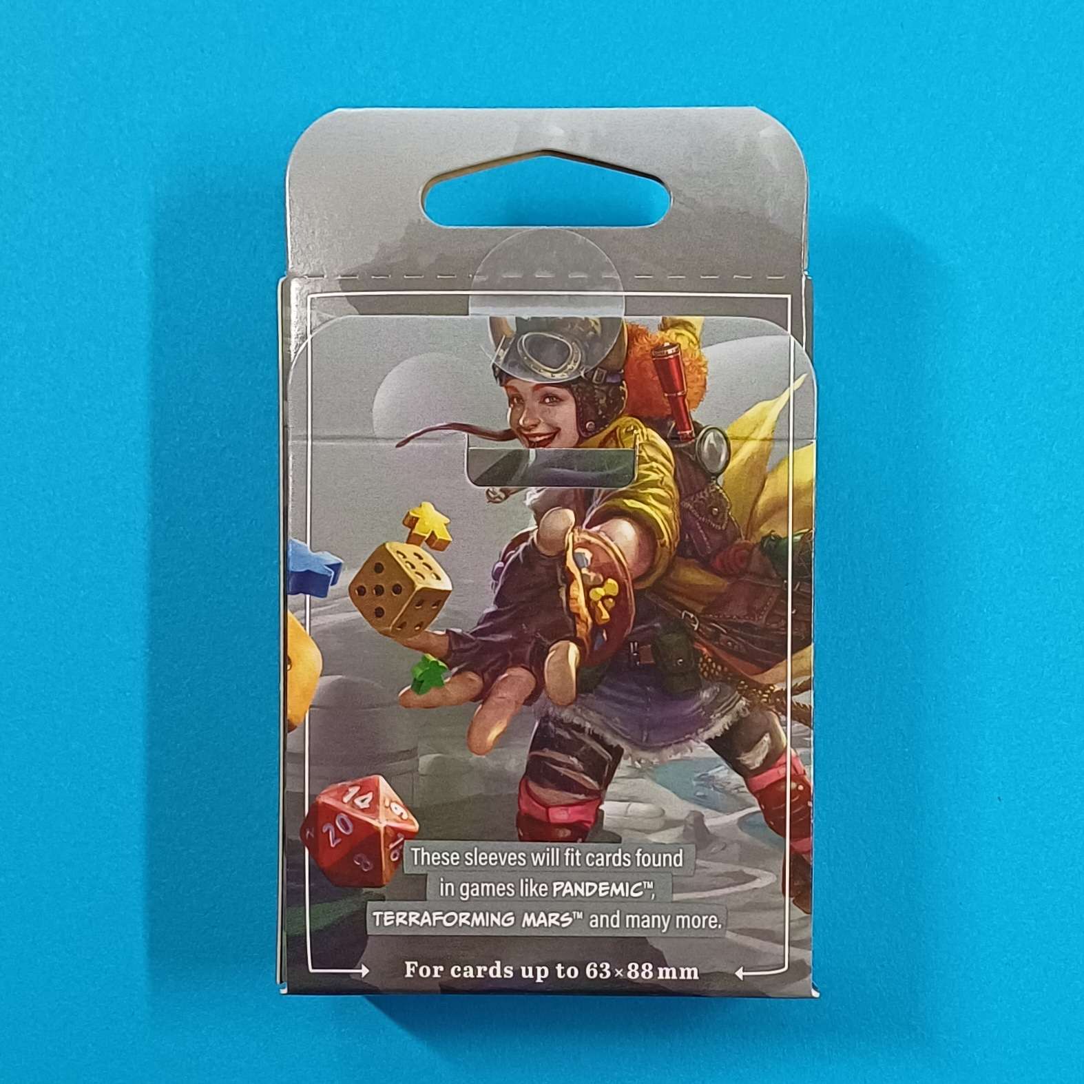 Dragon Shield: 100 Board Game Sleeves Clear/NonGlare – Common Standard – Bild 2